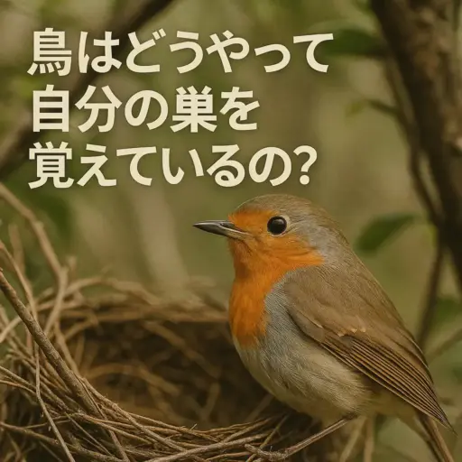 鳥はどうやって巣を覚えているのか？
