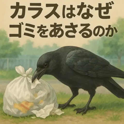 カラスはなぜゴミをあさるのか