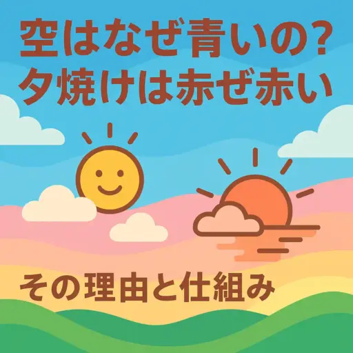 空はなぜ青い？夕焼けはなぜ赤い？
